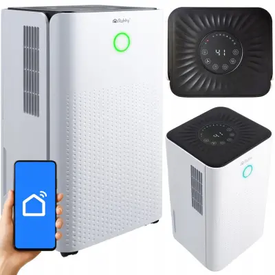 WiFi 200W kondenzacijski razvlaževalec LCD APP na kolesima 2L touch