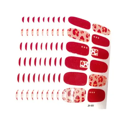 10 listova gradijentnih sjajnih naljepnica za nokte s motivom tratinčica i turpijom - 3D samoljepljive vodootporne naljepnice za nail art Višebojno