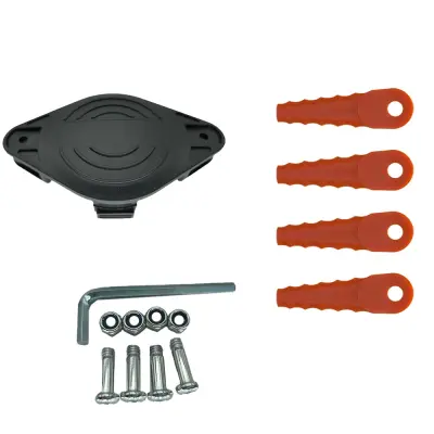 Set glave za kosilicu - Zamjenska glava x 1 + Noževi x 6 + Vijci x 4, Kompatibilno s BLACK+DECKER trimerima Više boja