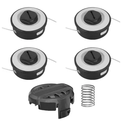 Komplet glave trimera - 4 kalema + 1 poklopac + 1 opruga, kompatibilno sa Stihl FSA 57/FSE 52