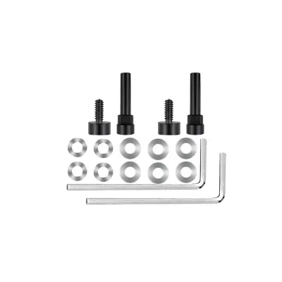 Set vijaka za šarke - Kompatibilno s Bose QC35/35 II/45/SE/QC kompletom za popravak okretne šarke slušalica - Crna Crna