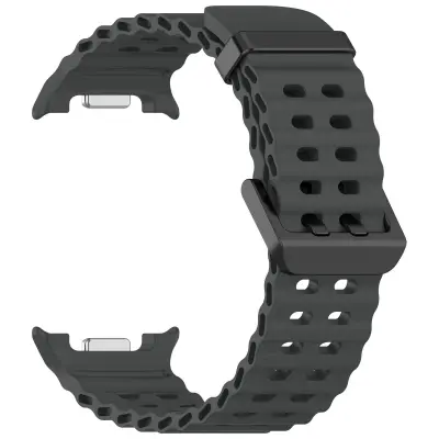 Ocean Band kompatibilan sa Samsung Watch 8 & Watch 8 Classic - Silikonski remen Bež