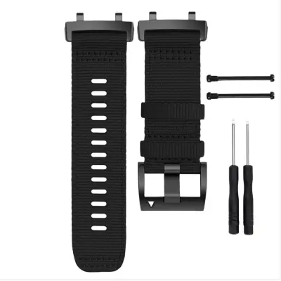 Najlonski remen za sat kompatibilan s Amazfit T-Rex 2 - Udoban, vodootporan zamjenski remen Crna