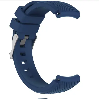 Silikonski zamjenski remen kompatibilan sa Samsung Gear S3 - Udoban i fleksibilan Tamnoplava