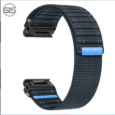 Najlonska narukvica za Garmin Fenix 8/5/6/7X Pro/Epix 935/965 Plava