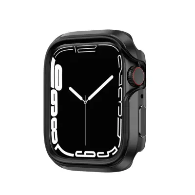 Kompatibilna elegantna futrola od legure aluminija za Apple Watch Crna