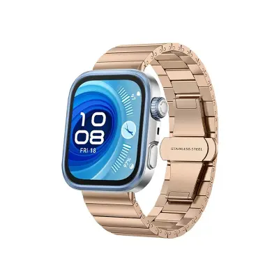 Kompatibilna Huawei FIT 4 Pro/WATCH FIT 4 narukvica od nehrđajućeg čelika u stilu bambusa Zlatna