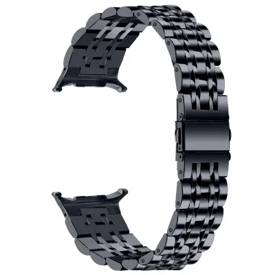 Kompatibilno s Samsung Galaxy Watch 8/Ultra 2 Narukvica za sat od nehrđajućeg čelika sa sedam perli Siva