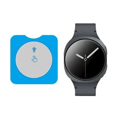 Zaštitnik zaslona od kaljenog stakla za privatnost kompatibilan sa Samsung Watch6 44mm - Jednostavna instalacija, 2 komada Proziran