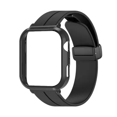 Magnetski sklopivi remen za Huawei Band FIT 4 (Crni) Crna