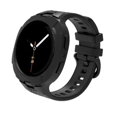 TPU sportski remen kompatibilan sa Samsung Galaxy Watch8 i Watch8 Classic - Integrirano kućište Crna