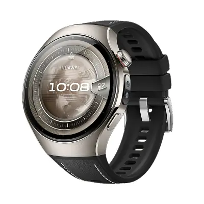 Silikonski zamjenski remen za Compatible with Huawei Watch 5 (42mm) - Sportski remen Crna