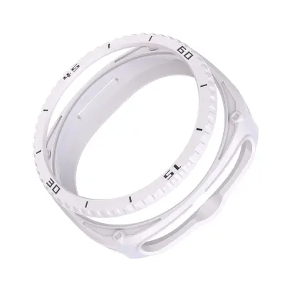 TPU zaštitna futrola kompatibilna sa Samsung Watch8 Classic - branik protiv ogrebotina Bijela