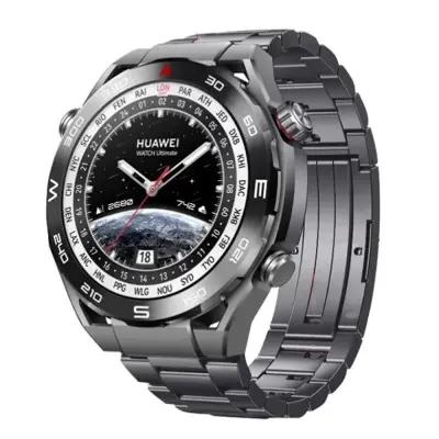 22 mm titanijska narukvica s tri karike i konveksnom glavom - Siva Huawei GT4 3Pro/GT2 Siva