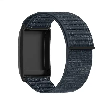 Najlonska tkana narukvica s kukom i omčom kompatibilna s Whoop Fitness Trackerom Plava