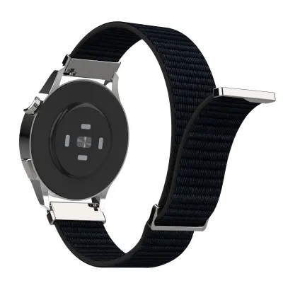 22mm najlonski remen za sat s metalnom kopčom, kompatibilan s Huawei Watch GT5/GT3 serijom Crna