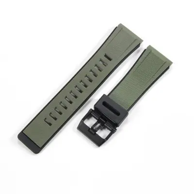Silikonski remen za sat kompatibilan s Casio GA2000 PRG-600 PRW-6600 PRG-650 - 24mm Zelena