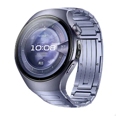 Narukvica od legure titana za Huawei WATCH 5 - Srebrna, 25cm Ljubičasta