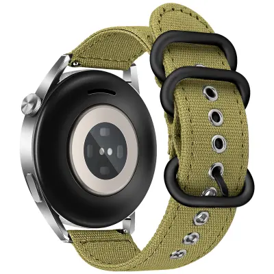 Premium 24mm platneni remen za Suunto 9 Zelena