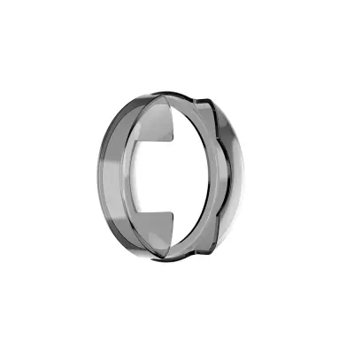 TPU zaštitna maska kompatibilna s Garmin Forerunner 245/245M Prozirna+Crna