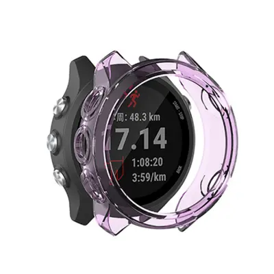 Kompatibilna s Garmin Forerunner elegantnom zaštitnom futrolom Ljubičasta