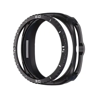 TPU zaštitna futrola kompatibilna sa Samsung Watch8 Classic - branik protiv ogrebotina Crna