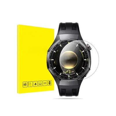 Zaštitnik zaslona od kaljenog stakla s visokim udjelom glinice, kompatibilan s Huawei Watch GT6 46mm - 2 komada, zaštita očiju od ljubičastog svjetla