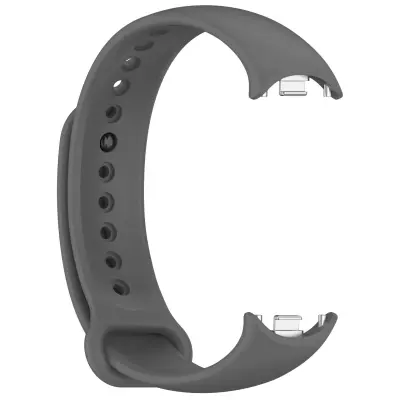 Stilski TPU remen za Xiaomi Band 8/9 (Metal Head) Siva