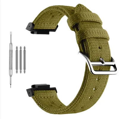 Pletena najlonska narukvica za sat kompatibilna s Casio G-SHOCK GA100/DW-5600 Zelena