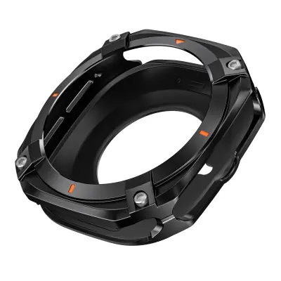 Cyber Hollow zaštitno kućište kompatibilno sa Samsung Ultra i Samsung Galaxy Watch7 - materijal od legure cinka + PC, više boja Crna