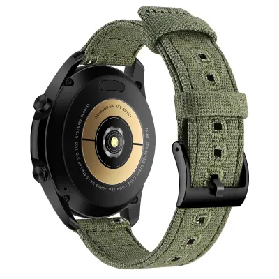 24mm Platnena narukvica za Suunto 9 Zelena