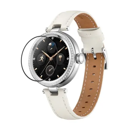 3D zakrivljeni meki TPU zaštitnik zaslona (2-paket) kompatibilan s Honor SAGA Smartwatch 2 Brilliant Edition Proziran