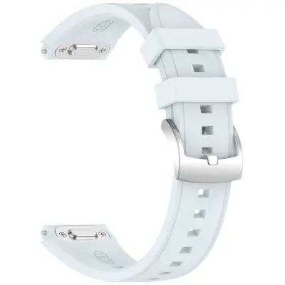 Silikonski remen s tipkom za pritiskanje i teksturom ledenog kristala (čelična kopča) 18MM univerzalno kompatibilan s Huawei 41/42MM kućištem sata Pla