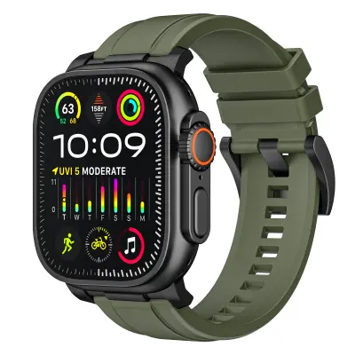 Remen za Apple Watch s EU patentom za Series 1-9, SE i Ultra Zelena