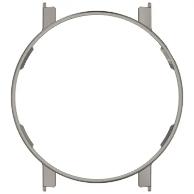 Zaštitna PC šuplja futrola kompatibilna s CMF Watch 3 Pro - Srebrna Srebrna