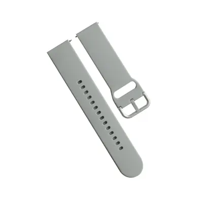 Sivi silikonski remen za sat za Fitbit Versa 2/Lite - 22 mm Siva