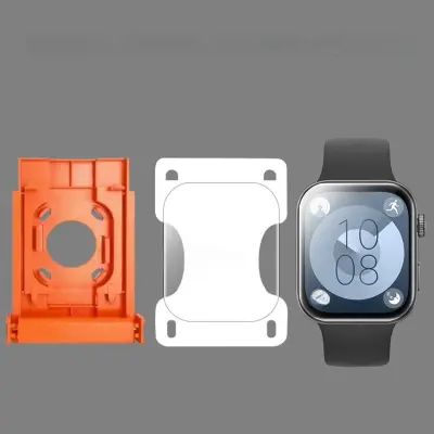 Zaštitnik zaslona za sat kompatibilan s Huawei Watch Fit 4 Pro - 2 paketa hidrogel folije s kompletom za jednostavnu montažu Providna