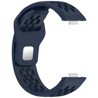 Mrežasti remen sa kopčom od silikona kompatibilan s Huawei Watch Fit 4, Fit 4 Pro, Fit 3 Plava