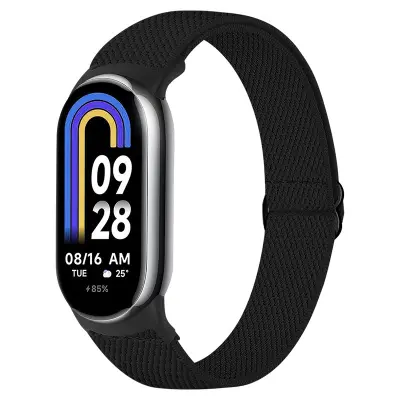 Elastična najlonska narukvica za sat za Xiaomi 8/9 (14 mm) Crna