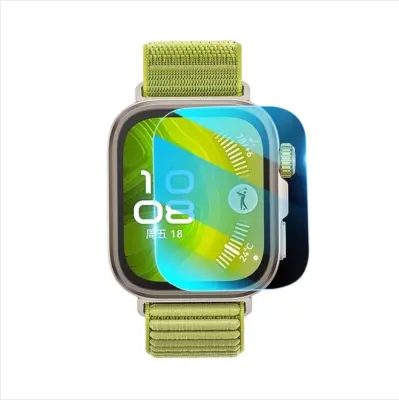 2-struko pakiranje zaštitnog stakla od kaljenog stakla za kompatibilnost s Huawei Watch Fit 2 Proziran