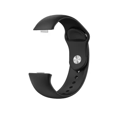 Silikonski zamjenski remen kompatibilan s Huawei Fit 4 i Huawei Watch Fit 3 - Dizajn sa sigurnom kopčom Crna
