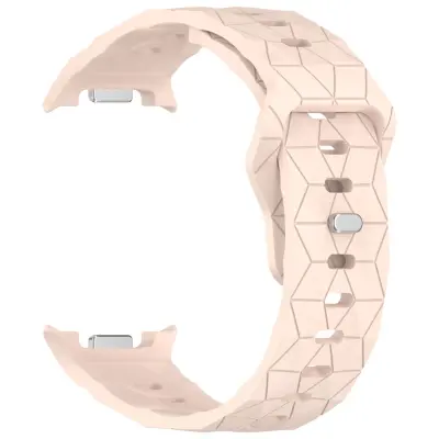 Silikonska narukvica s teksturom nogometne lopte kompatibilna sa Samsung Galaxy Watch8/Watch8 Classic Ružičasta