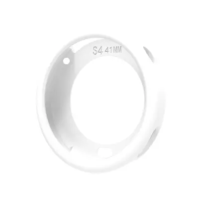 Bijela silikonska zaštitna futrola za sat kompatibilna s Xiaomi S4 - 41 mm Bijela