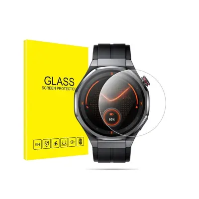 Zaštitnik zaslona od kaljenog stakla visoke razine aluminija kompatibilan s Honor Watch 5 Ultra - 2 komada Proziran