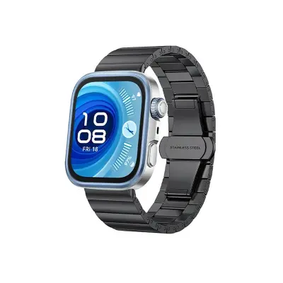 Kompatibilna Huawei FIT 4 Pro/WATCH FIT 4 narukvica od nehrđajućeg čelika u stilu bambusa Titanium Grey