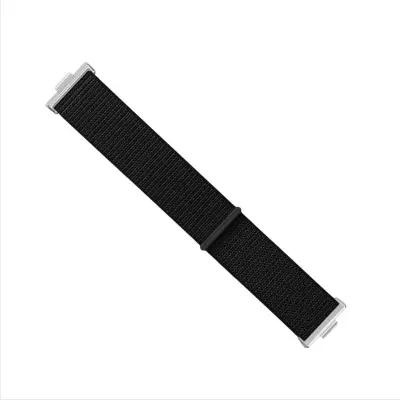 Stilski najlonski remen s petljom za Huawei Watch Fit 4/Fit 3 Crna