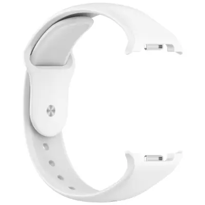 Silikonska zamjenska narukvica kompatibilna sa Samsung Galaxy Watch 8/8 Classic Bijela
