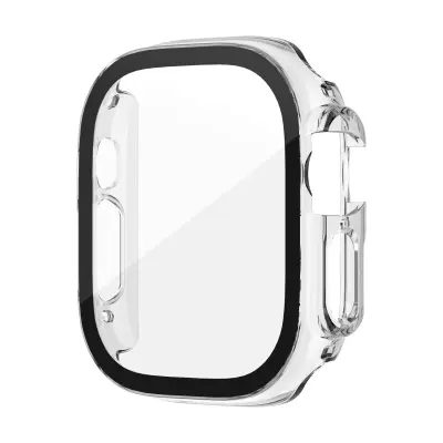 Prozirna PC i kaljeno staklo zaštitna futrola kompatibilna s Apple Watch 4/5/6 40mm Providna