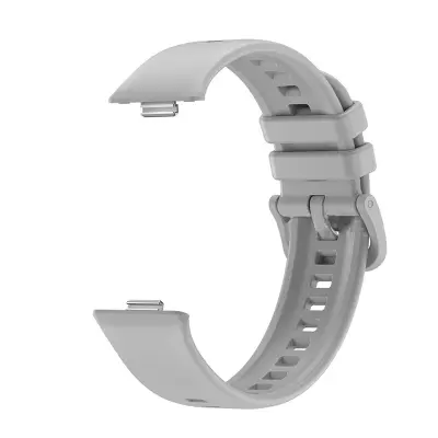 Silikonska narukvica za sat kompatibilna s Huawei Watch Fit 3/4 - Prozračna, jednobojna Siva