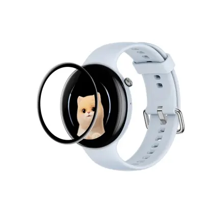 Zakrivljeni 3D kompozitni mekani zaštitnik zaslona (2-paket) kompatibilan s Honor Watch Fit Elegant Edition Proziran